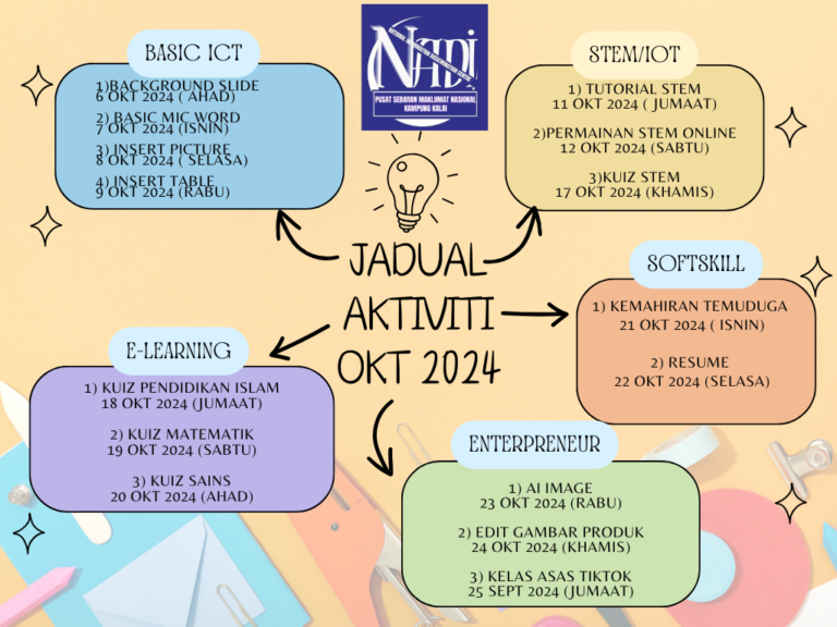 JADUAL AKTIVITI OKT